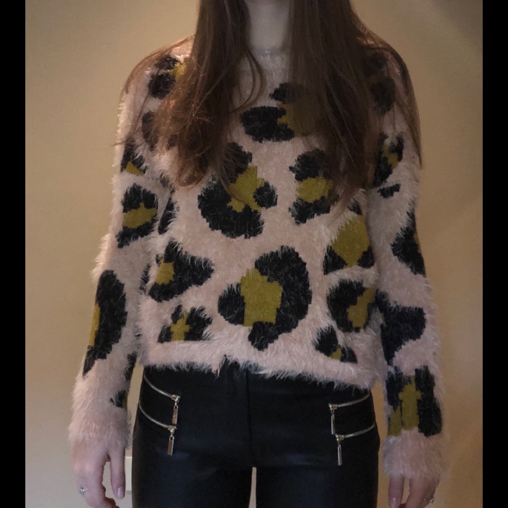 Super soft cheetah print sweater